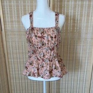 Universal Threads Floral Pink Sleeveless Top Size Medium